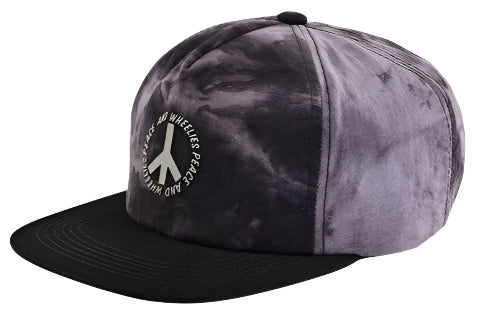 TROY LEE DESIGNS PLOT UNCONSTRUCTED HAT TIE DYE CHARCOAL 