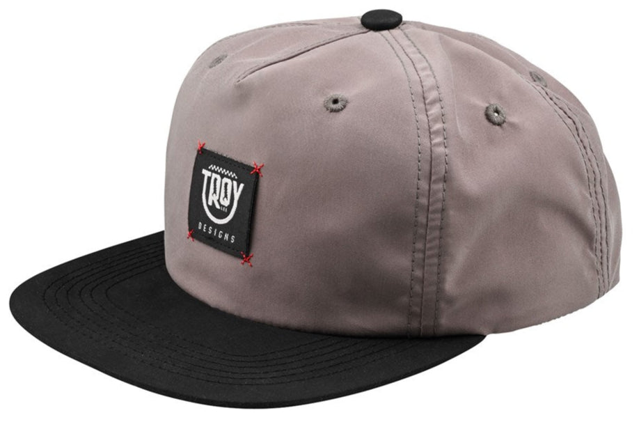 Troy Lee Designs UNSTRUCTURED SNAPBACK SMILEY GRAVEL / CARBON