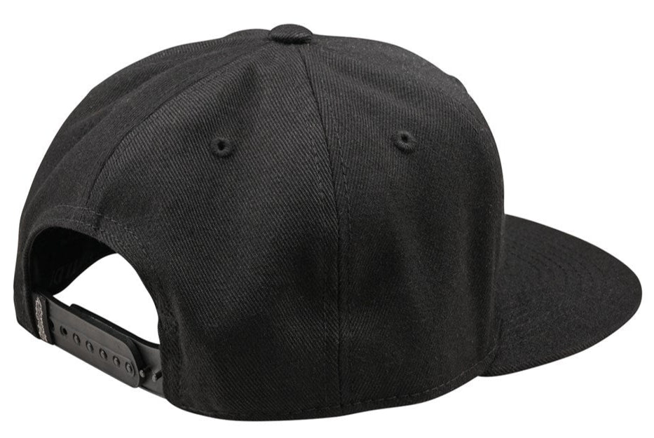 Troy Lee Designs FLAT BILL SNAPBACK BADGE BLACK 