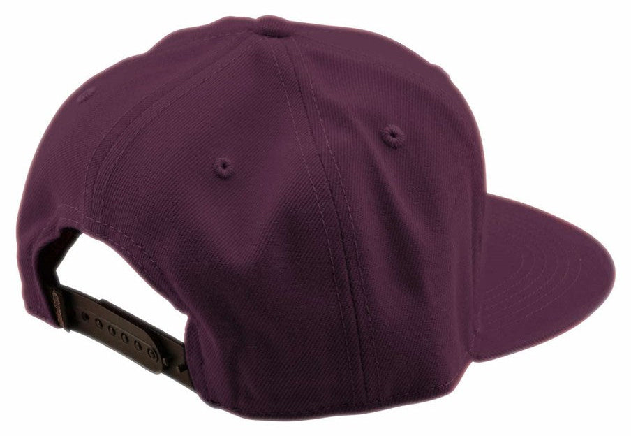 Troy Lee Designs Flat Bill Snap Hat Badge Sangria