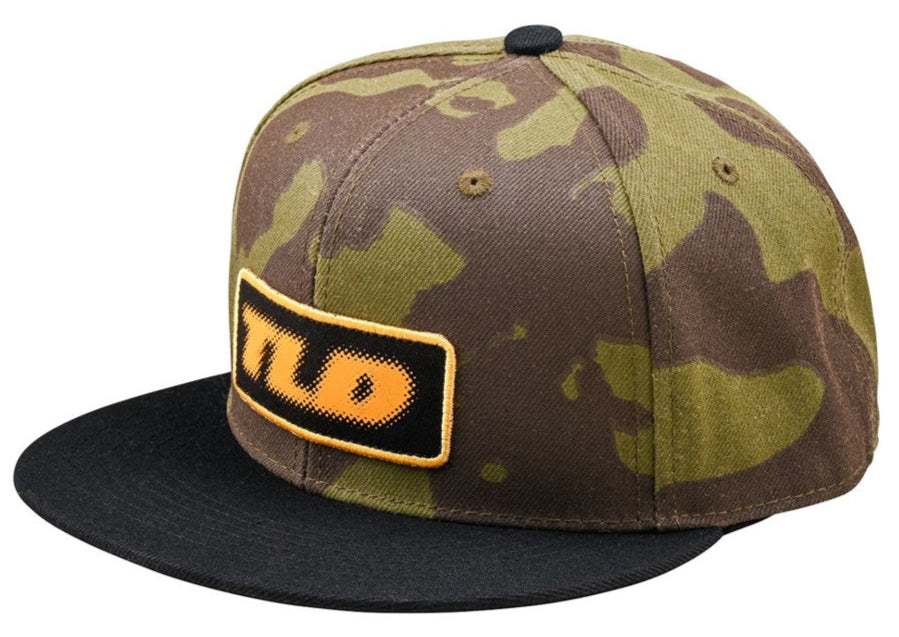 Troy Lee Designs FLAT BILL SNAPBACK FADE OUT OLIVE CAMO