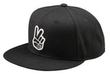 Troy Lee Designs FLAT BILL SNAPBACK PEACE BLACK