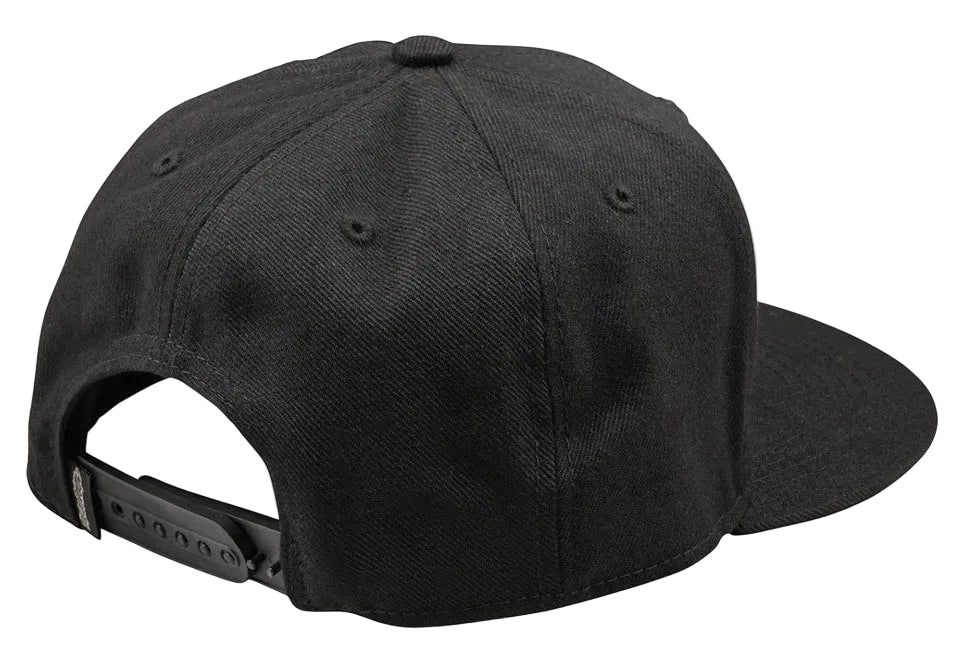 Troy Lee Designs FLAT BILL SNAPBACK PEACE BLACK