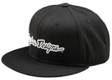 Troy Lee Designs FLAT BILL SNAPBACK SIGNATURE BLACK