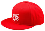 Troy Lee Designs FLAT BILL SNAPBACK SIGNATURE TEAM RED