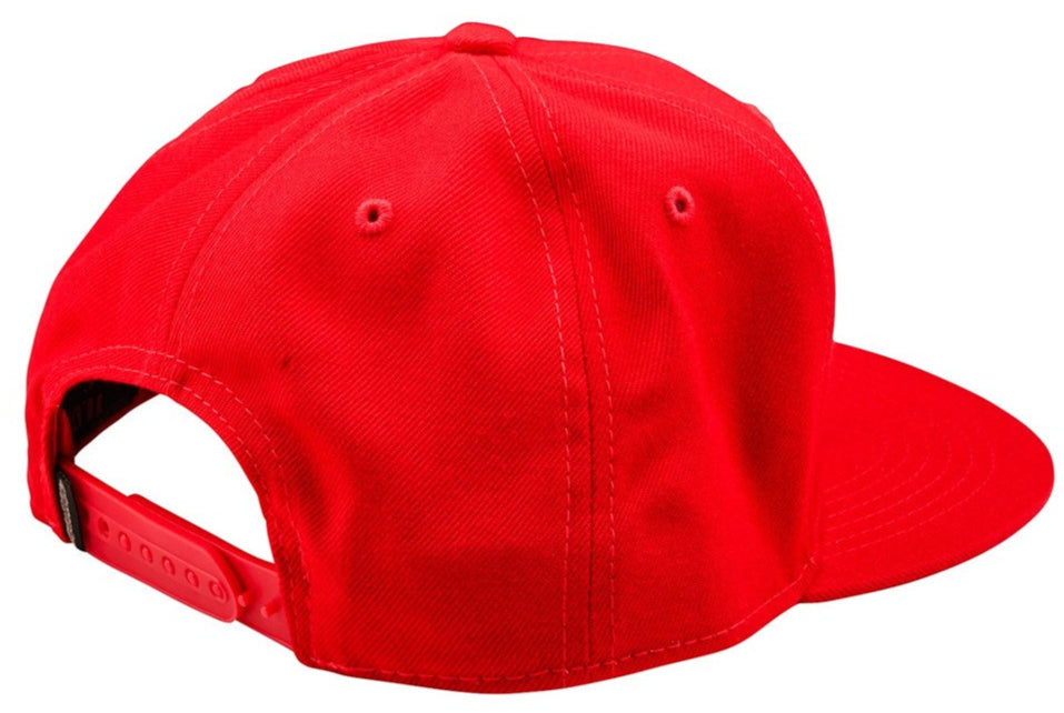 Troy Lee Designs FLAT BILL SNAPBACK SIGNATURE TEAM RED