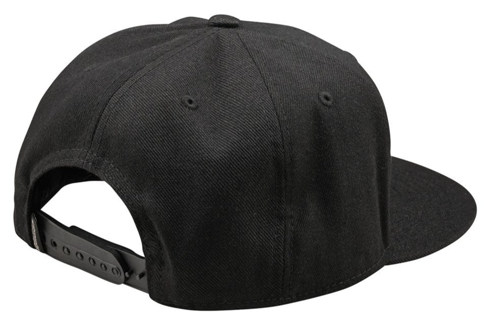 Troy Lee Designs FLAT BILL SNAPBACK SIGNATURE BLACK / BLACK