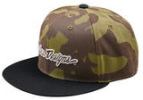 Troy Lee Designs FLAT BILL SNAPBACK SIGNATURE OLIVE CAMO