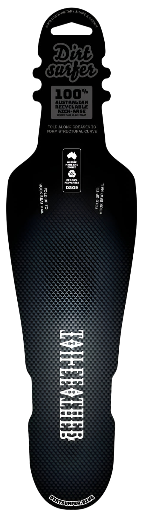 Dirtsurfer Mudguard Tailfeather - Carbon