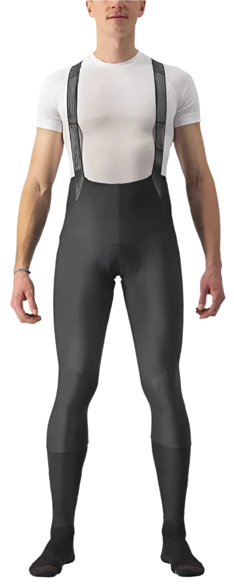 CASTELLI SEMIFREDDO BIBTIGHT BLACK FRONT