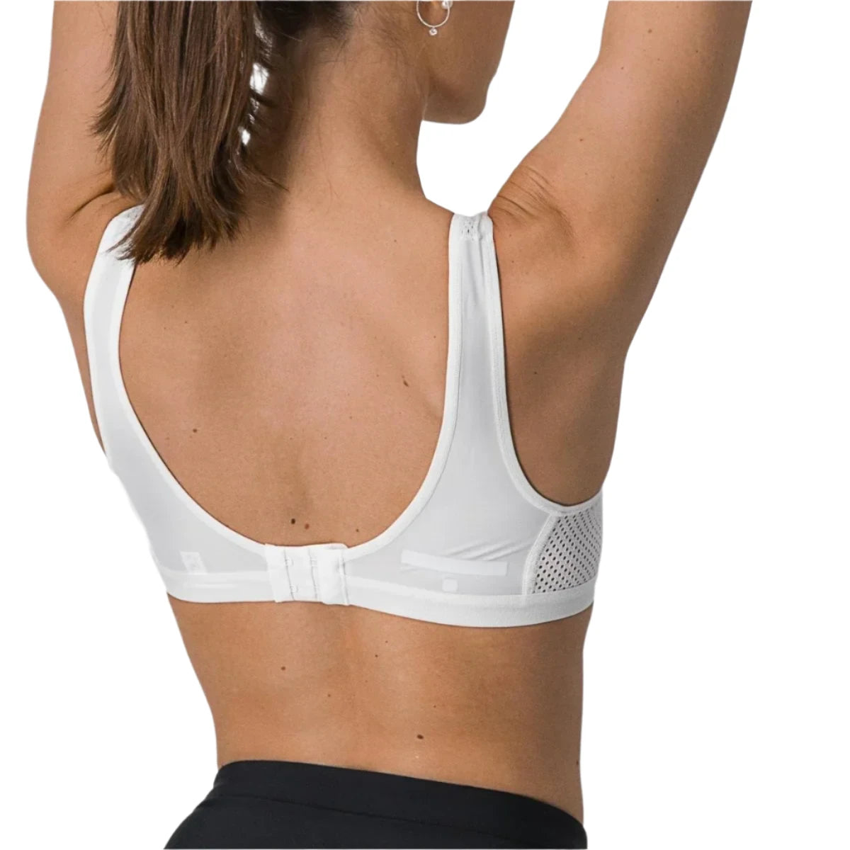 CASTELLI ROSSO CORSA BRA WHITE BACK