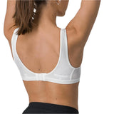 CASTELLI ROSSO CORSA BRA WHITE BACK