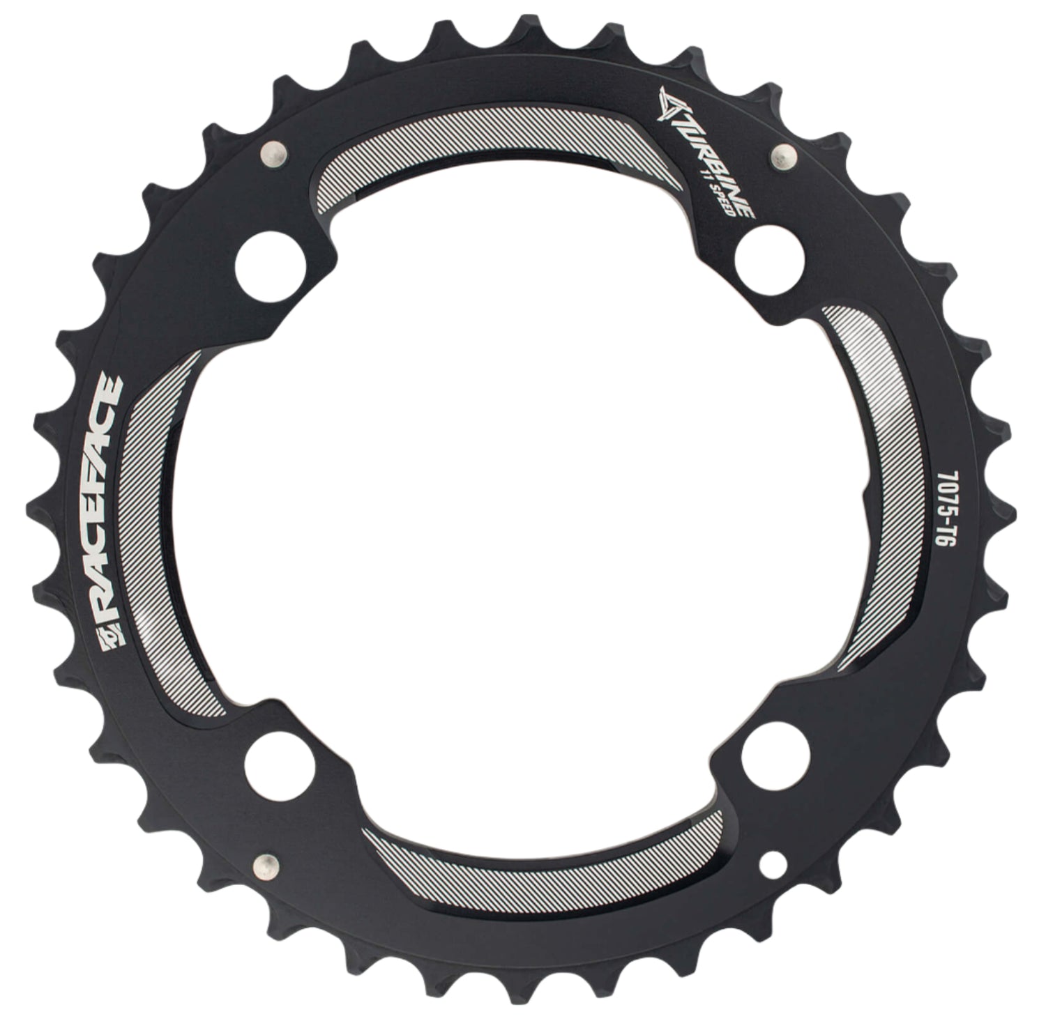 Race Face Turbine 2X 64BCD Chainring Black