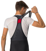 CASTELLI VELOCISSIMO BIBTIGHT BLACK/RED REFLEX BACK FACING MODEL