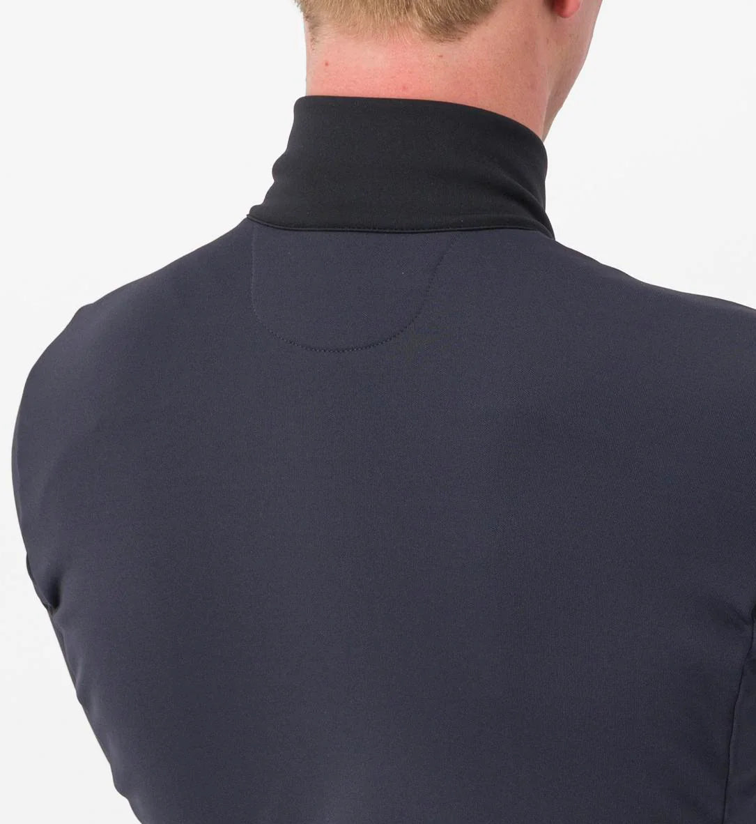 CASTELLI ENTRATA THERMAL JERSEY LIGHT BLACK/RED BACK