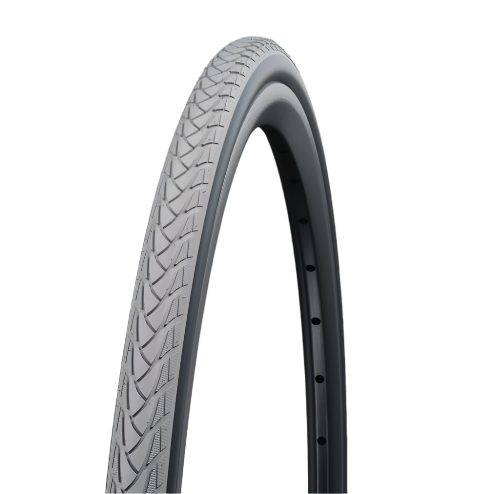 Schwalbe Wheelchair Marathon Plus 22 x 1.00" (25-489) Evolution Line Black Reflective Sidewall Tyre