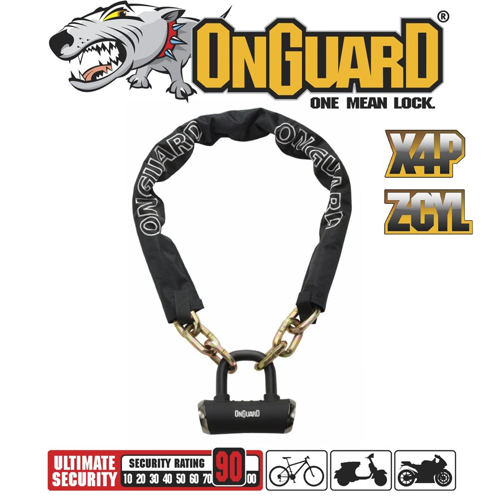 OnGuard MASTIFF X 110cm x 10mm Chain Key Lock