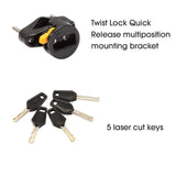 OnGuard Doberman 185cm x 15mm Coil Key Cable Lock