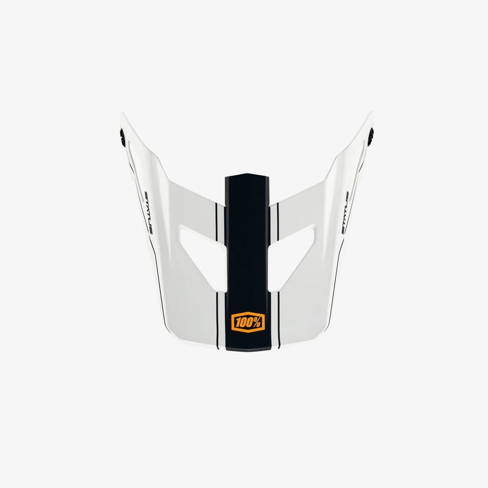 100 Percent STATUS Repl Visor Carby/Silver