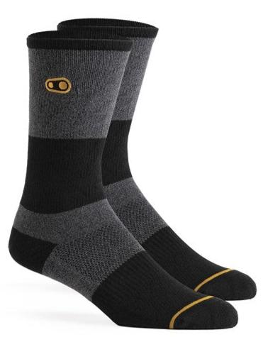 CRANKBROTHERS SOCK ICON MTB CASUAL GREY / BLACK
