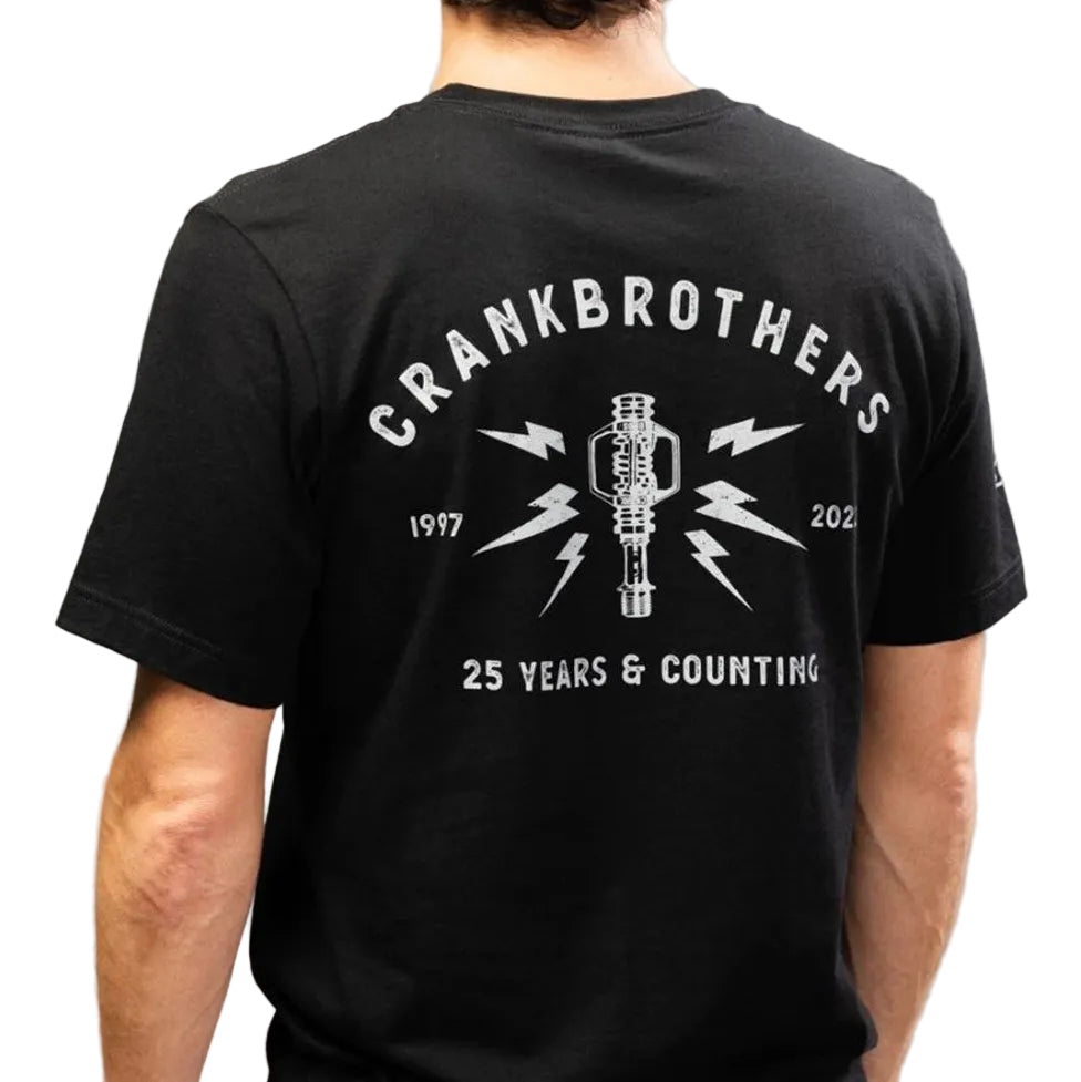 Crank Brothers TEE 25TH ANNIVERSARY BLACK