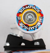 RAMPAGE Comic Art Complete Skateboard - Blue 8