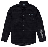 Troy Lee Designs Grind Flannel 25.2 YD Plaid Carbon FRONT