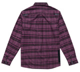 Troy Lee Designs 25.2 Grind Flannel Plaid Shirt Deep Purple BACK
