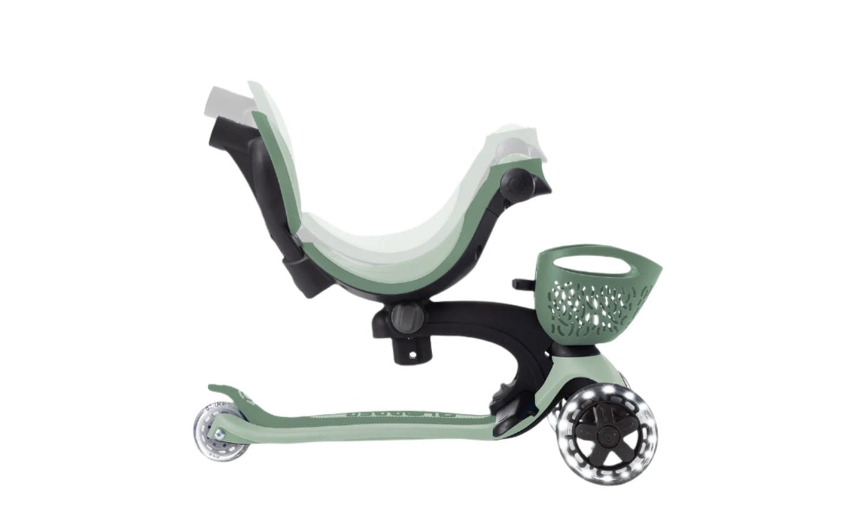 Globber Go Up Baby Lights 360 - Sage/Olive