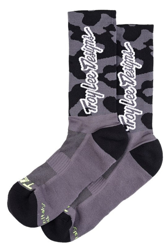 Troy Lee Designs MENS PERFORMANCE SOCKS SCRUBLAND BLACK