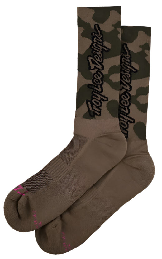 Troy Lee Designs MENS PERFORMANCE SOCKS SCRUBLAND OLIVE