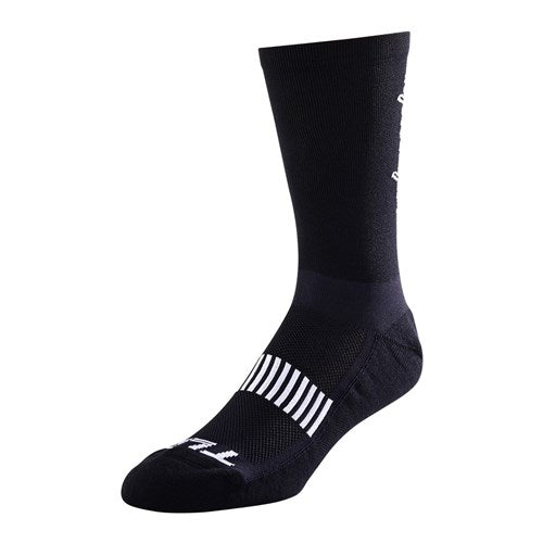 Troy Lee Designs 24.1 PERFORMANCE CREW SOCK SIGNATURE BLACK