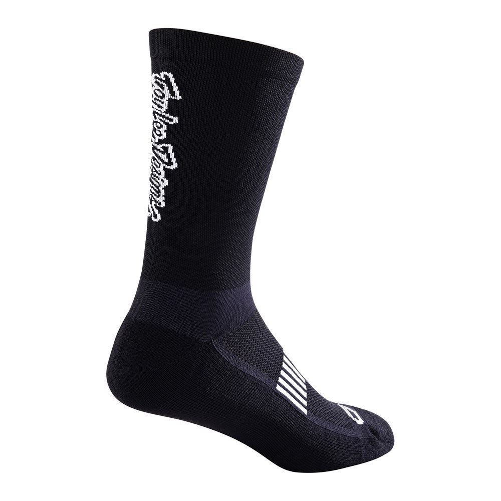 Troy Lee Designs 24.1 PERFORMANCE CREW SOCK SIGNATURE BLACK
