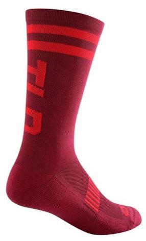 TLD PERFORMANCE CREW SOCK SPEED - OXBLOOD