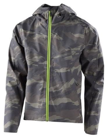 TROY LEE DESIGNS DESCENT JACKET BRUSHED - CAMO ARMY FRONT