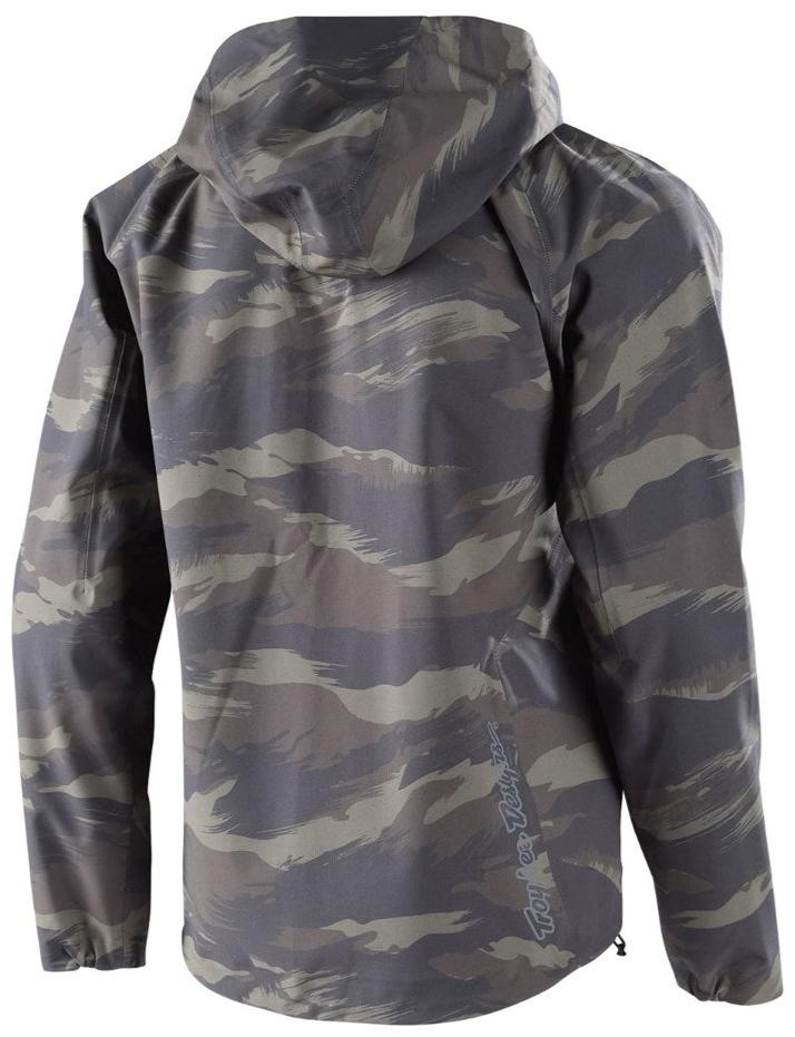 TROY LEE DESIGNS DESCENT JACKET BRUSHED - CAMO ARMY BACK