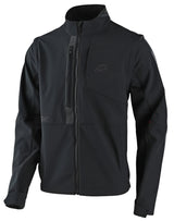 TROY LEE DESIGNS 24.1 SCOUT TRAVERSE JACKET SOFTSHELL BLACK FRONT