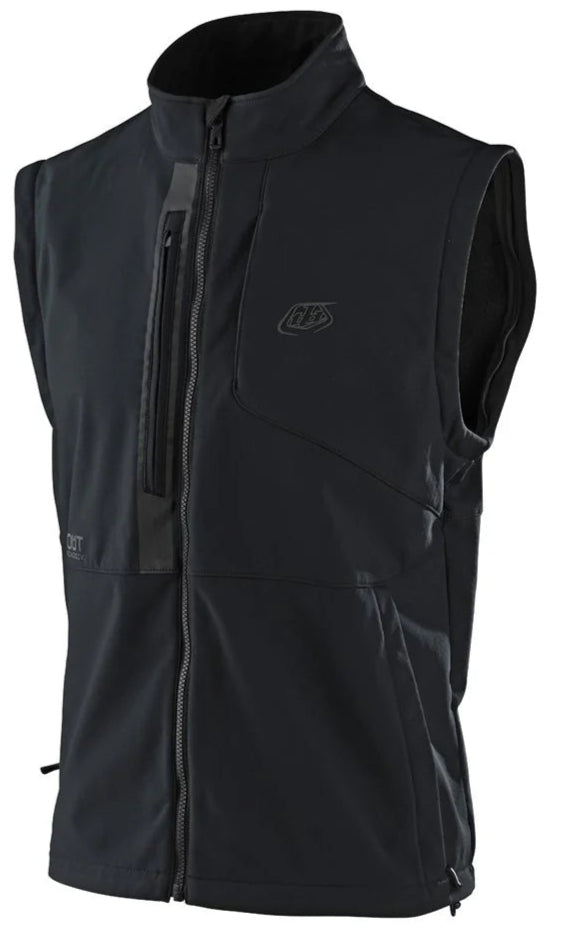 TROY LEE DESIGNS 24.1 SCOUT TRAVERSE JACKET SOFTSHELL BLACK FRONT