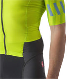 CASTELLI FREE SANREMO 2 SUIT SHORT SLEEVE ELECTRIC LIME/NIAGARA BLUE SIDE