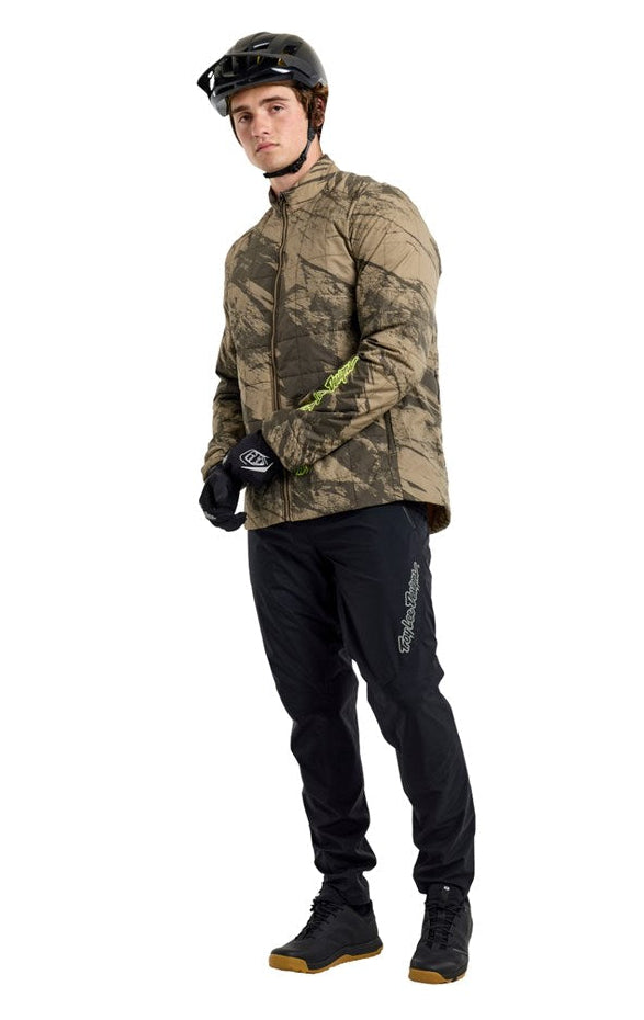 Troy Lee Designs Crestline Jacket 25.2 Rockslide Timber SIDE-FRONT FACING MODEL