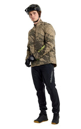 Troy Lee Designs Crestline Jacket 25.2 Rockslide Timber SIDE-FRONT FACING MODEL