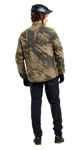 Troy Lee Designs Crestline Jacket 25.2 Rockslide Timber BACK FACING MODEL