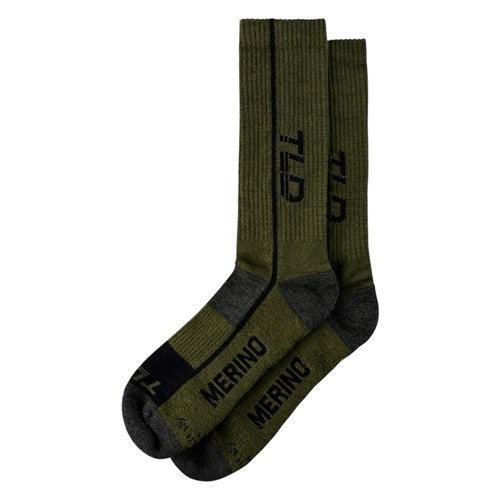 Troy Lee Designs 24.1 Chill 50/50 Merino Sock Mono Fatigue
