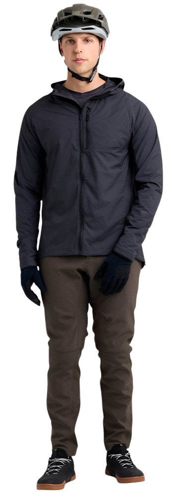 Troy Lee Designs DRIFT WINDBREAKER MONO CARBON FRONT FACING MODEL