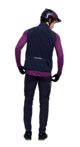 Troy Lee Designs Skyline Pro Vest Mono Carbon BACK FACING MODEL 