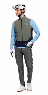 Troy Lee Designs Skyline Pro Vest Mono Army FRONT FACING MODEL