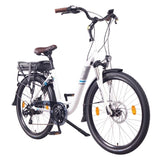 NCM Munich Electric Trekking Bike, E-Bike, E-Treking, 250W, 36V 13Ah 468W [White 26]