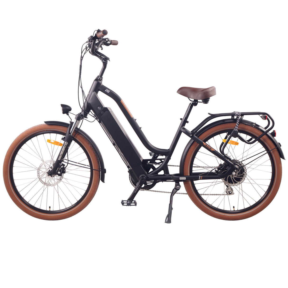 NCM Cru7s Step Thru Cruiser Electric Bike 250W, 48V 19Ah 912Wh Battery