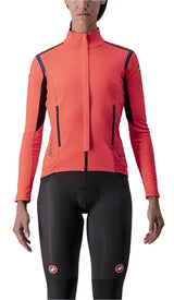 CASTELLI PERFETTO ROS WOMENS LONG SLEEVE BRILLIANT PINK FRONT