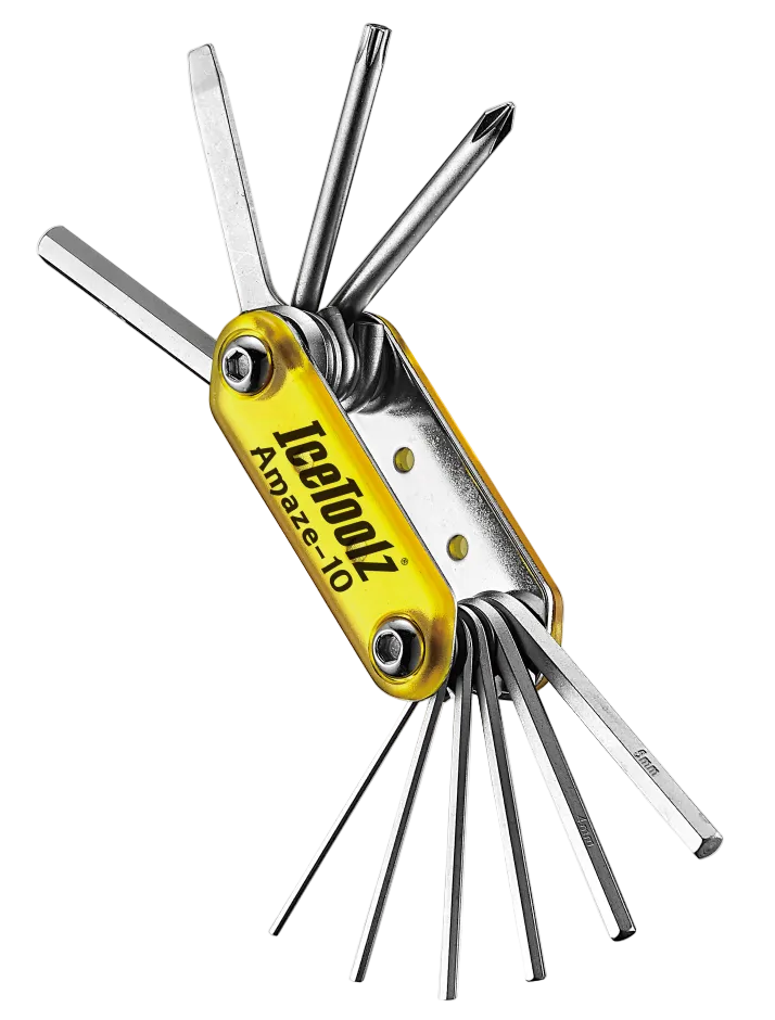 Icetoolz Amaze 10 Multi-Tool Set, 10 Functions